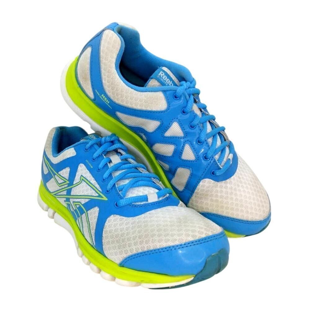 Reebok Sublite Duo Women's Pre-owned White & Blue Running Sneakers - sz. 9